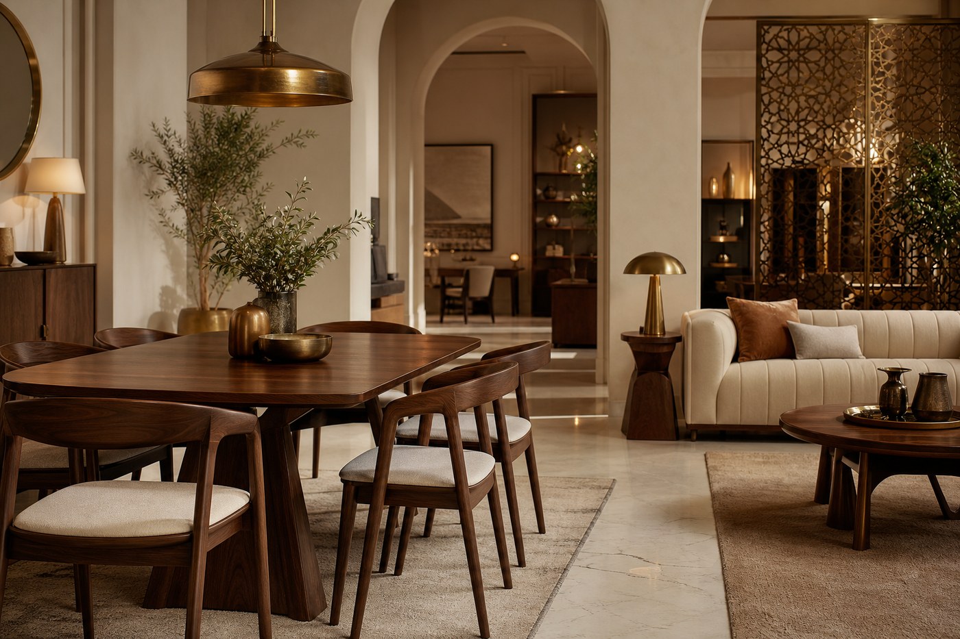 Walnut Works showroom — ceviz mobilya koleksiyonu